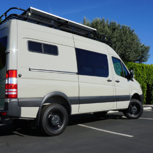 Travel Van with Roof Rack and Go Power! Solar Panels.