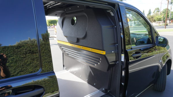 Ranger Design Partition Inside Van Upfitted by American Van Works
