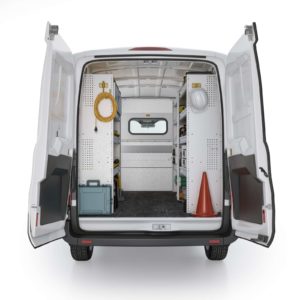 Ranger Design Aluminum Van Shelving Package, Ford Transit Med Roof, 148” WB – FTM-27