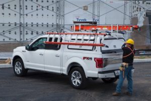 LEER 100RCC White Truck Cap from American Camper Shells