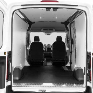 Ford Cargo van interior with new Legend wall and ceiling panels.