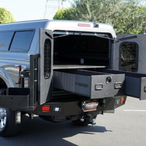 Truck Vault Secure System Installed by American Camper Shells in California.