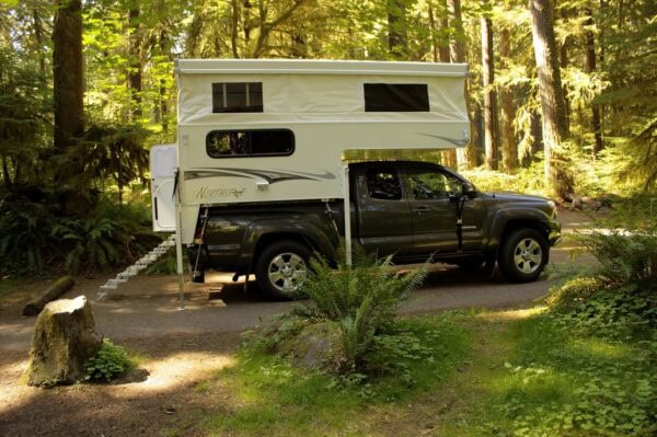 600ss Northstar Camper on a Tacoma in the pacific northwest