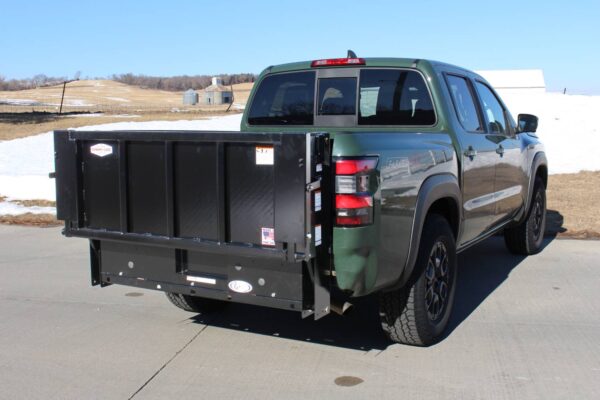 Work Truck with Tommy Gate Lift in Closed Position