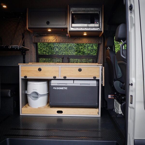 Dometic Refrigerator on Custom Van by American Trucks and Vans
