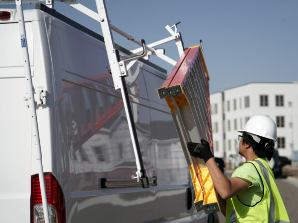 Ergonomically Designed ErgoRack Provide Easy Ladder Access Without Stress to Worker