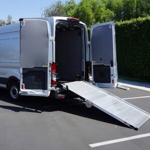 Link Manufacturing Ramp Installed on Commercial Van