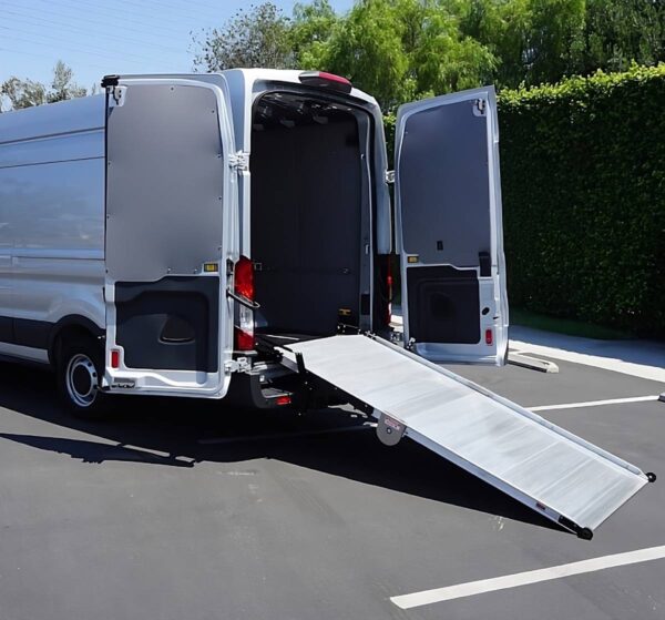 Link Manufacturing Ramp Installed on Commercial Van