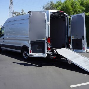 Link Manufacturing Ramp Installed on Rear of Van