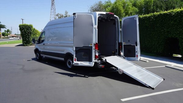 Link Manufacturing Ramp Installed on Rear of Van