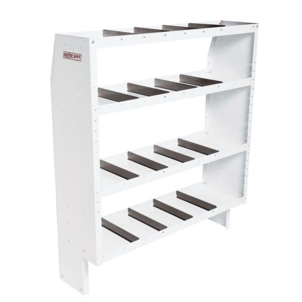 9365-3-03 WEATHER GUARD Heavy Duty Adjustable 4 Shelf Unit with Adjustable Dividers