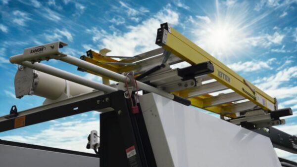 Ladder Mounted on Trazer Truck Utility System