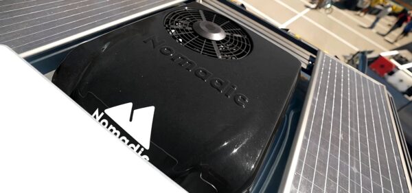 Nomadic Cooling van AC installed on camper van