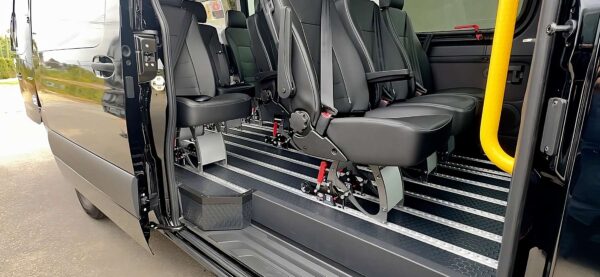 Van Smartfloor Seating System Installed by American Trucks and Vans