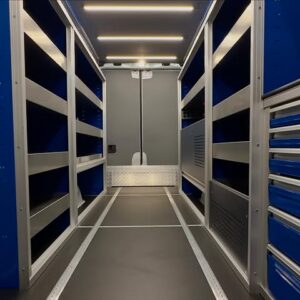 Custom Shelving in Placentia Library Bookmobile