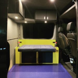 Custom Sofa Converts to Lay Flat