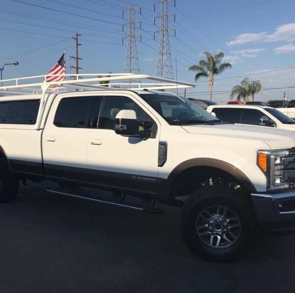 Ford F350 with Black Maxx Truck Rack Installed by American Trucks and Vans.jpg
