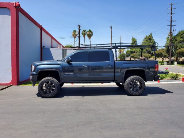 GMC Sierra 1500 with Powder Coated Black Maxx Truck Rack