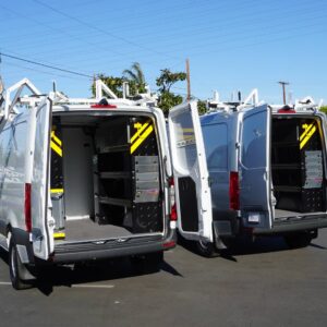 Ranger Shelving and Ladder Racks on Commercial Fleet Build