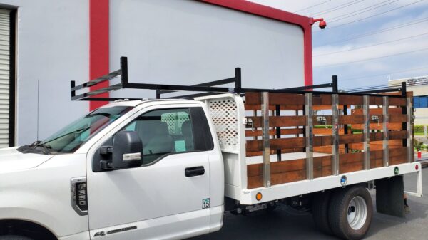 Square Steel Black Maxx Forklift Ready Truck Rack