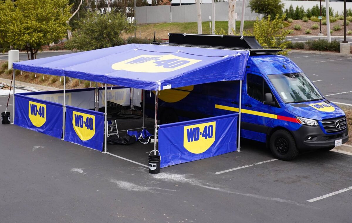 WD-40 Brand Activation Mobile Support Van