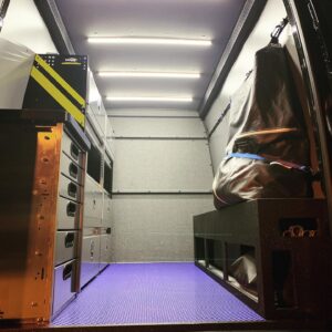 WD-40 Brand Van Build with Legend Walls and Ranger Partition