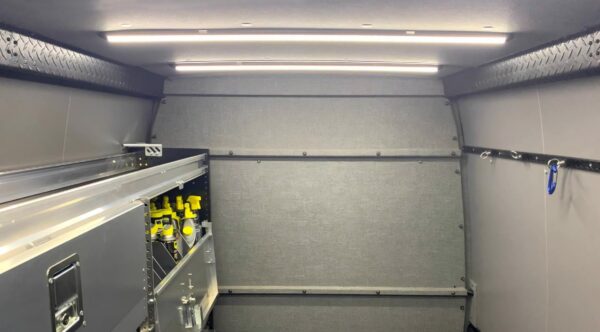 WD-40 Mobile Marketing Van with overhead Kingpin LED Lighting