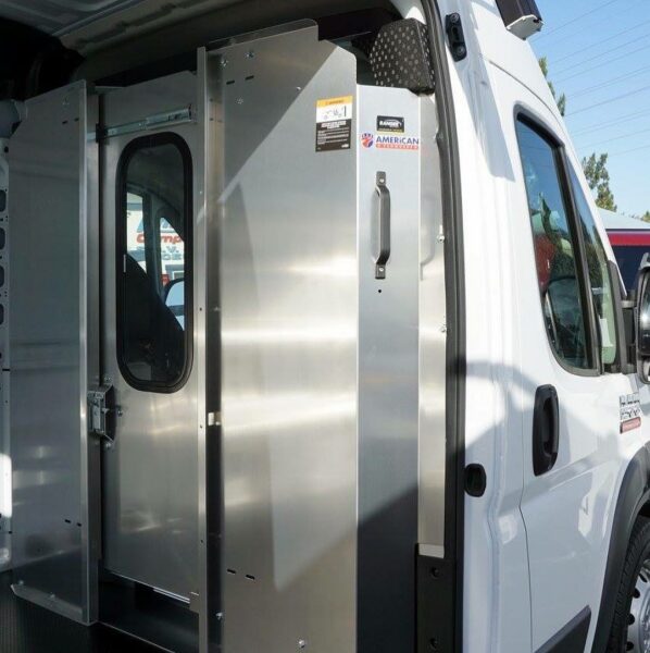 Ranger Design partition with sliding door