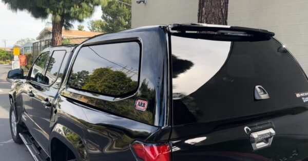 Toyota Tacoma Camper Shell ARB Ascent Installed by American Trucks and Vans in Stanton, California.