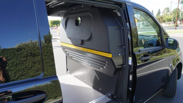 Van Partition with Window Installed by American Trucks and Vans